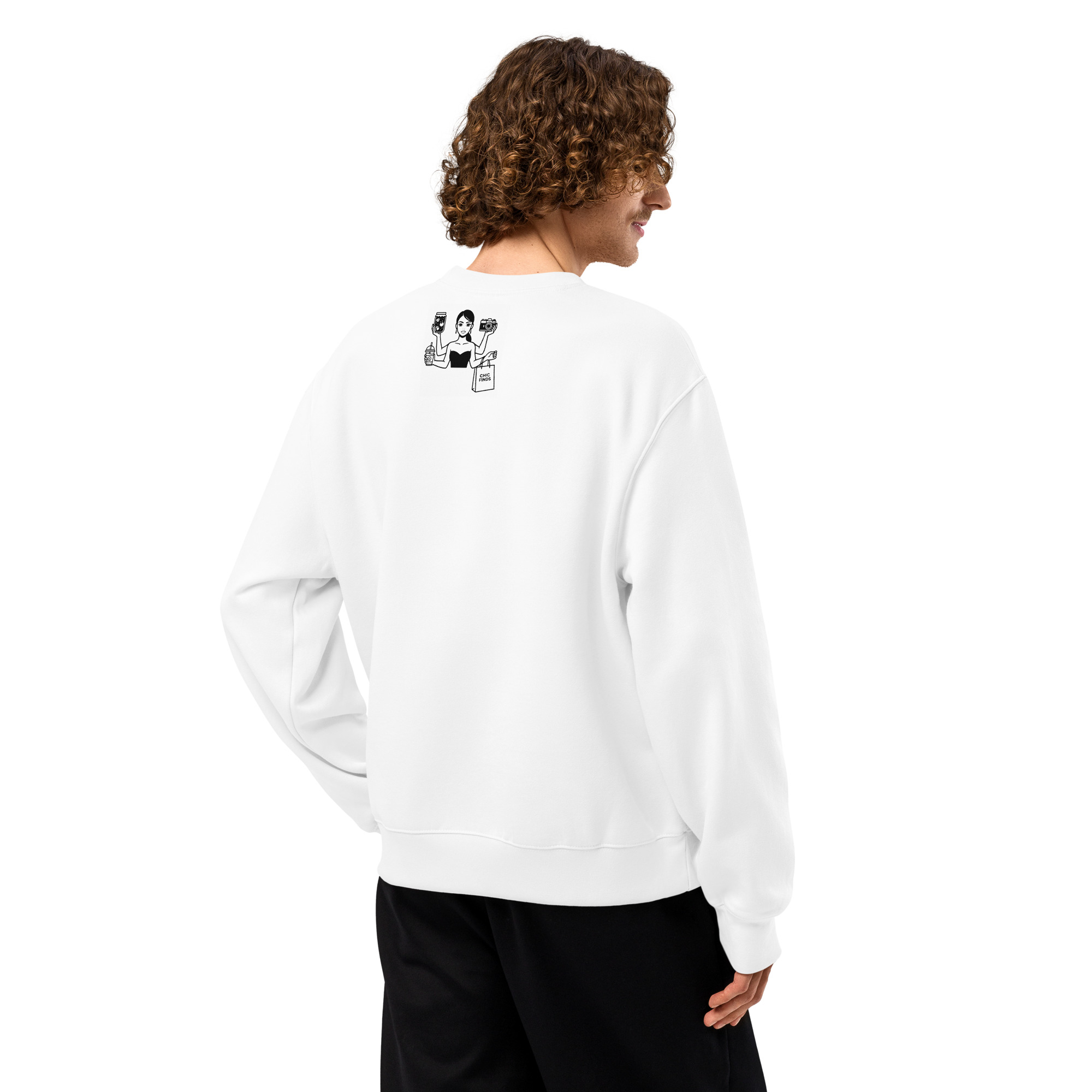 Chic Finds & Busy Minds – Oversized heavyweight sweatshirt - Image 5